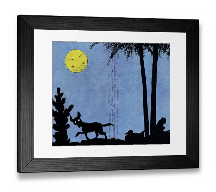 Framed Print : Nighttime Brings out the Jackals Framed Print : Nighttime Brings out the Jackals