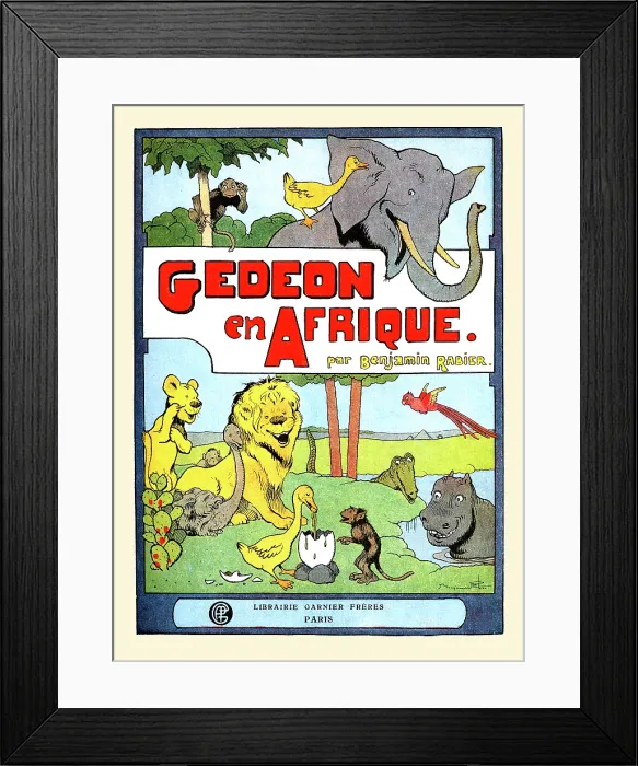 Framed Print : Gedeon en Afrique Framed Print : Gedeon en Afrique