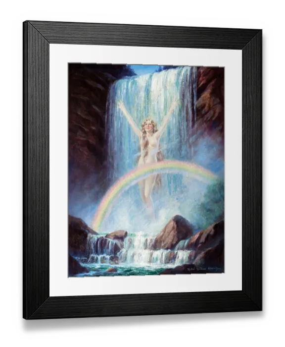 Framed Print : Rainbow Falls
