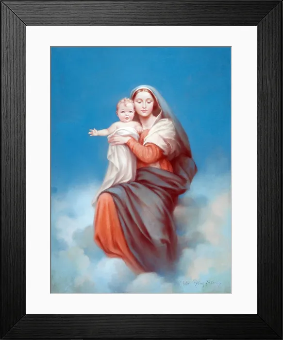 Framed Print : Madonna and Child II