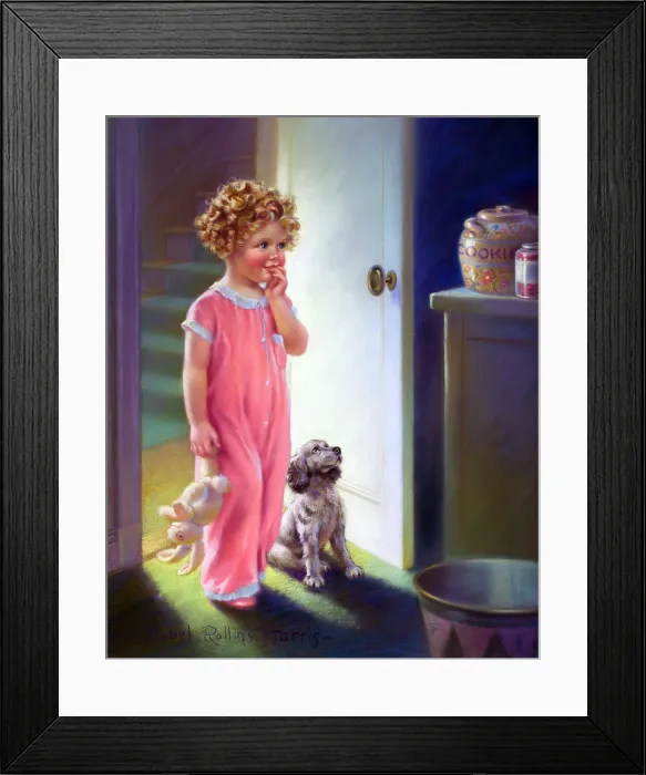 Framed Print : Contemplating the Cookie Jar Framed Print : Contemplating the Cookie Jar