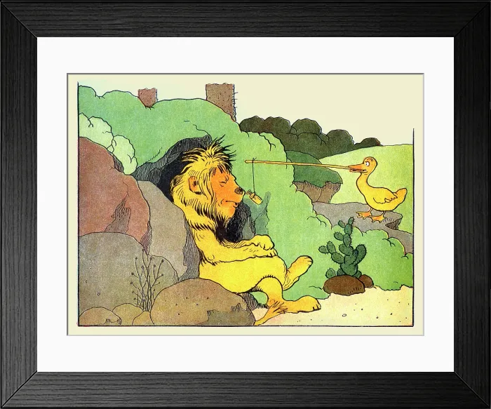 Framed Print : Gedeon Puts Mr. Lion to Sleep Framed Print : Gedeon Puts Mr. Lion to Sleep