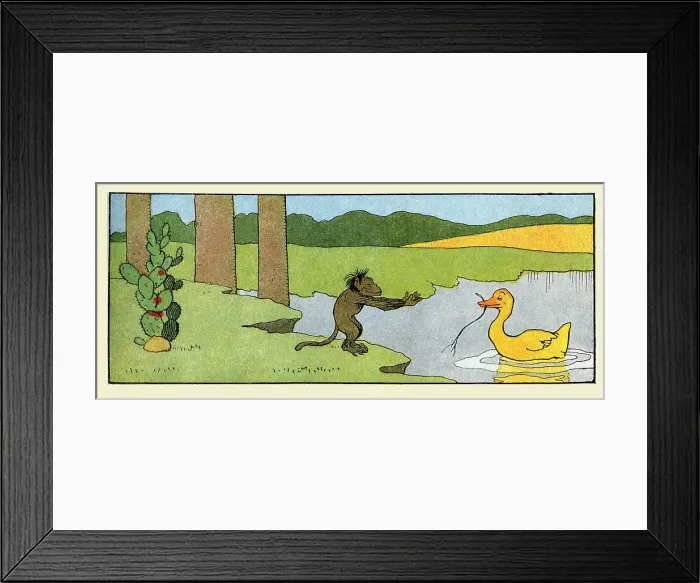 Framed Print : Monkey is Happy to See Gedeon Framed Print : Monkey is Happy to See Gedeon