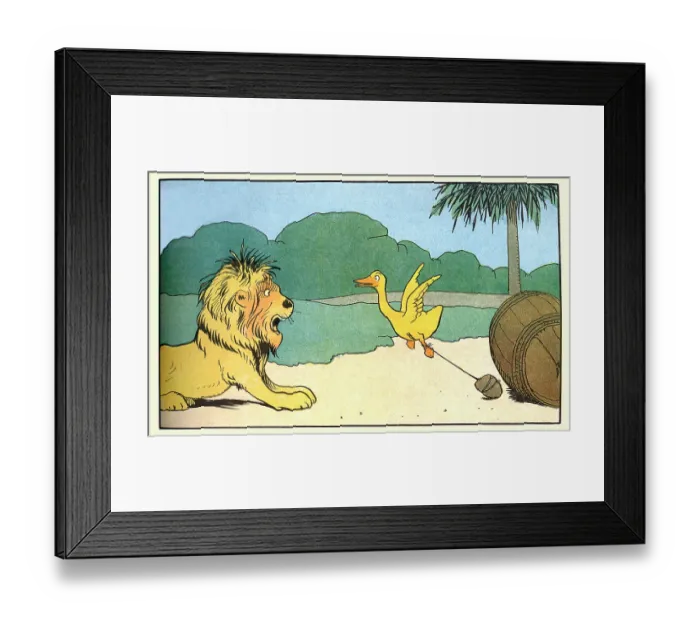 Framed Print : Lion Comes After Gedeon Framed Print : Lion Comes After Gedeon