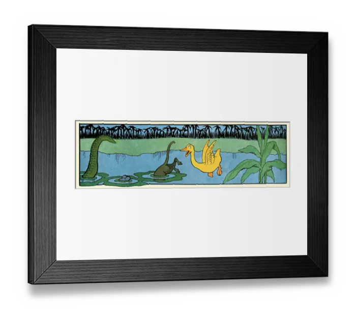 Framed Print : Hippo Dives and Monkey Goes Under Framed Print : Hippo Dives and Monkey Goes Under