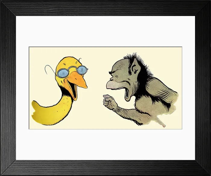 Framed Print : Gedeon and Monkey Talk Framed Print : Gedeon and Monkey Talk