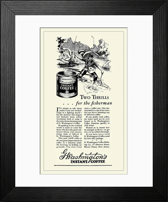 Framed Print : G Washington's Instant Coffee Framed Print : G Washington's Instant Coffee