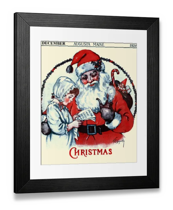 Framed Print : Dear Sante, I want 3 Dolls Framed Print : Dear Sante, I want 3 Dolls