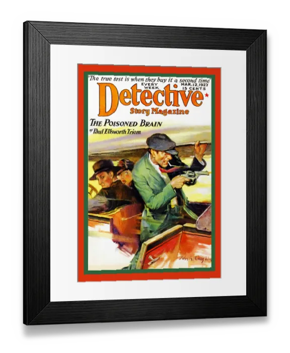 Framed Print : The Poisoned Brain