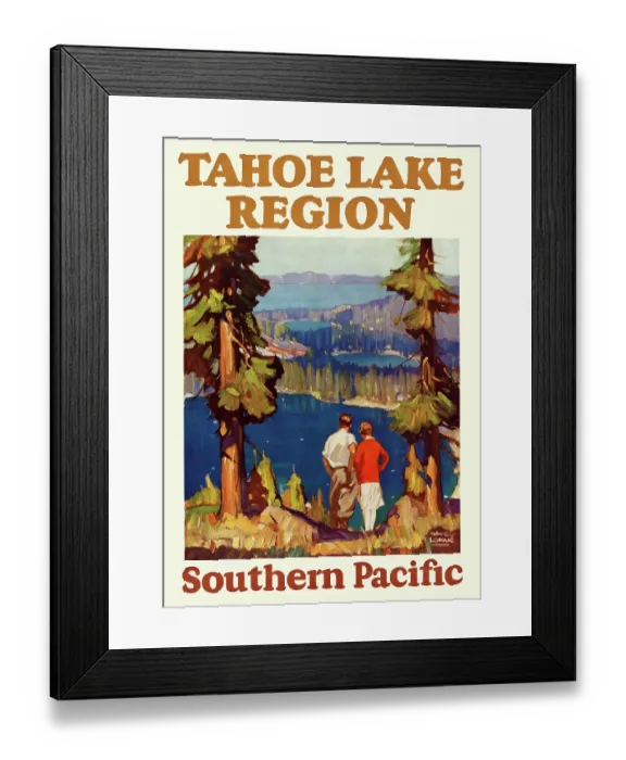 Framed Print : Tahoe Lake region Framed Print : Tahoe Lake region