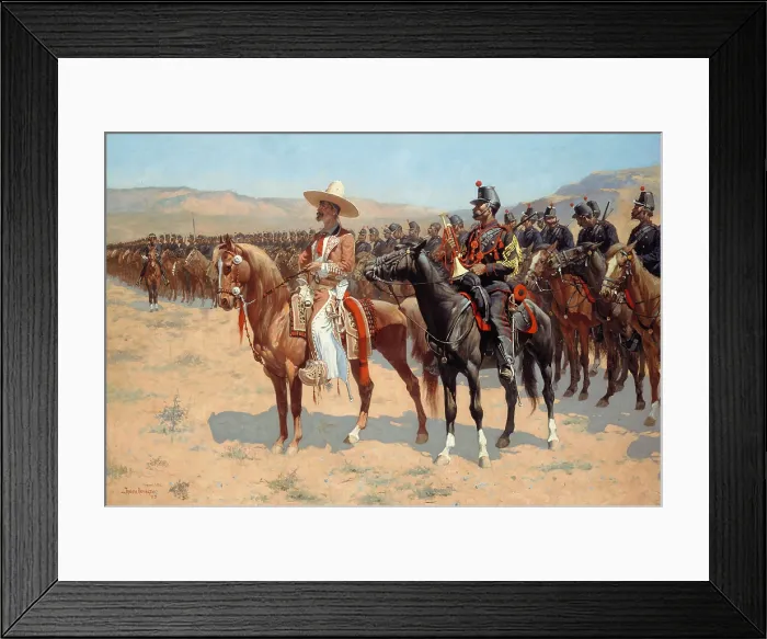 Framed Print : The Mexican Major Framed Print : The Mexican Major