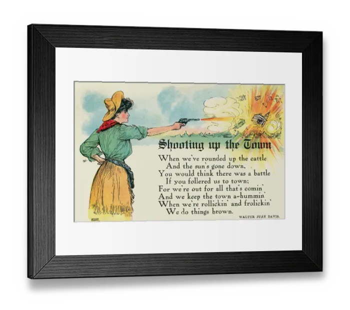 Framed Print : Shooting up the Town Framed Print : Shooting up the Town