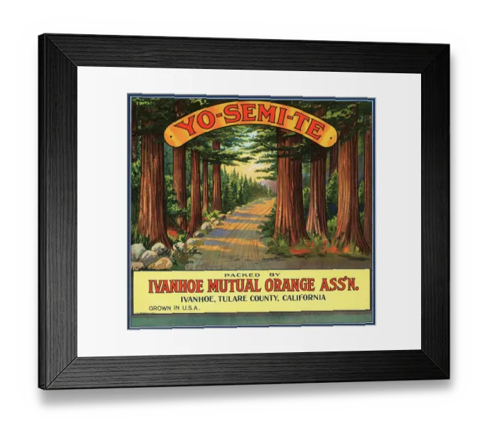 Framed Print : Yo-Semi-Te Framed Print : Yo-Semi-Te