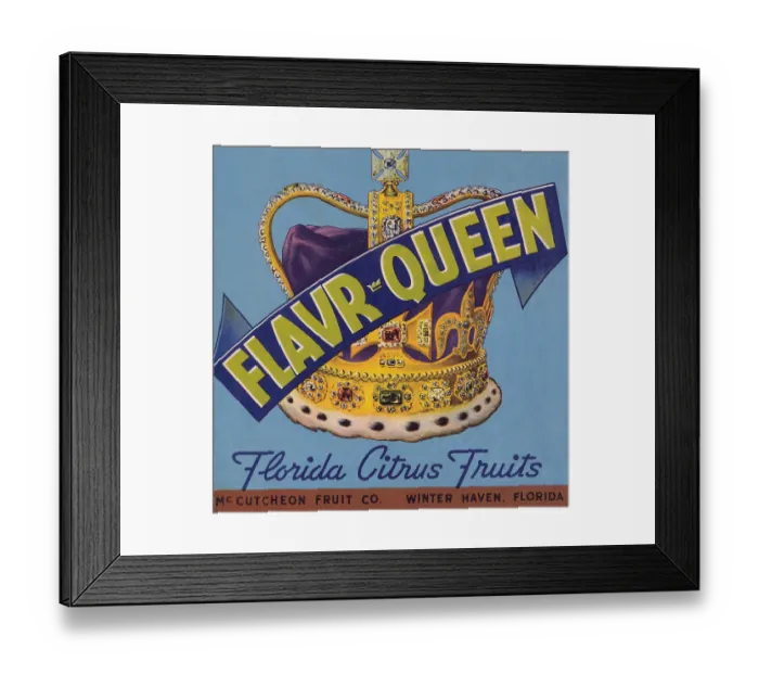 Framed Print : Flavr Queen Framed Print : Flavr Queen