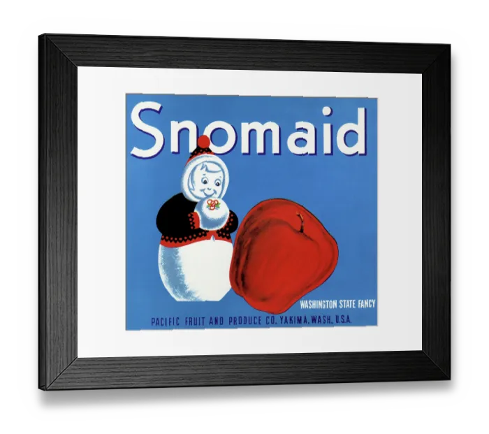 Framed Print : Snomaid Brand Framed Print : Snomaid Brand
