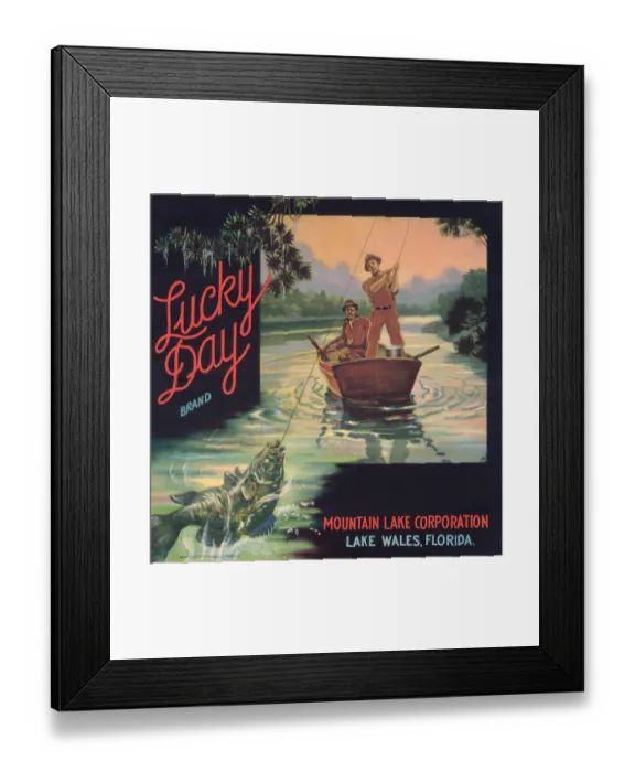 Framed Print : Lucky Day Brand Framed Print : Lucky Day Brand