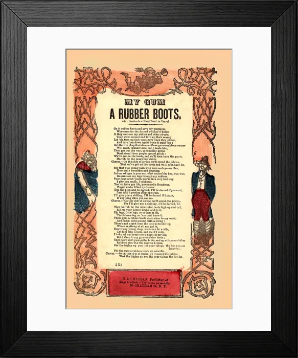 Framed Print : My gum: A rubber boots Framed Print : My gum: A rubber boots