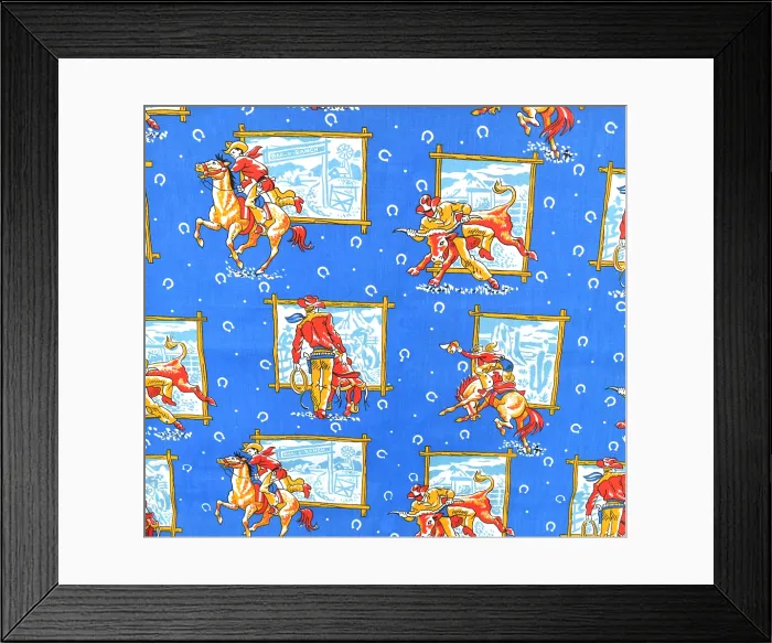 Framed Print : Blue Cowboy Framed Print : Blue Cowboy