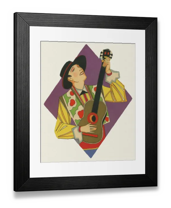 Framed Print : Spanish Troubador Framed Print : Spanish Troubador