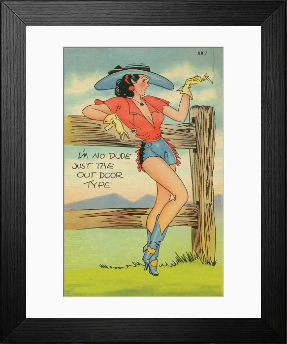 Framed Print : I'm No Dude