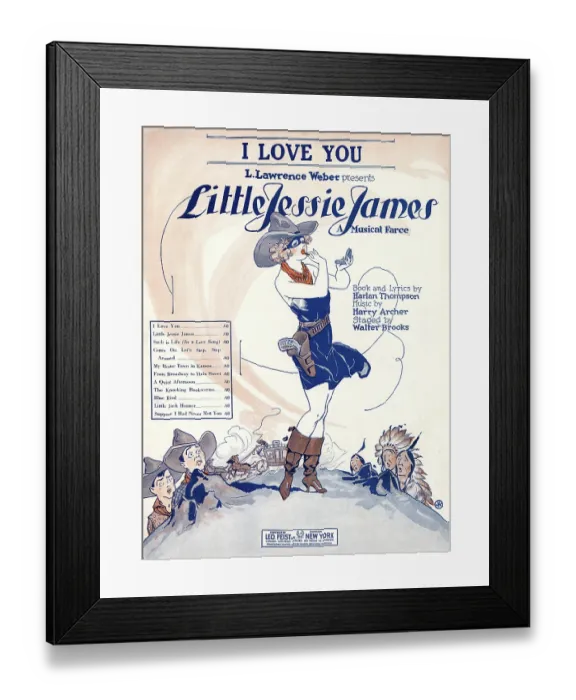 Framed Print : Little Jessie James Framed Print : Little Jessie James