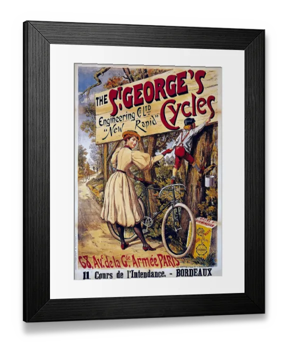Framed Print : St. George's Cycles Framed Print : St. George's Cycles