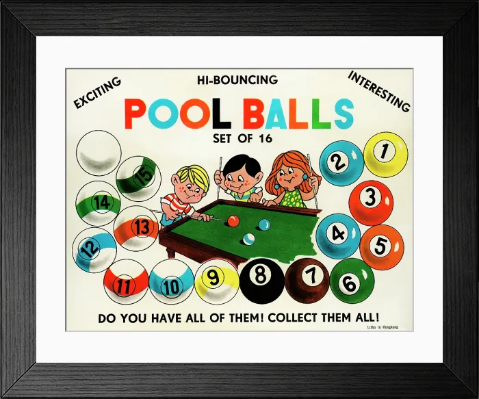 Framed Print : Hi-Bouncing Pool Balls Framed Print : Hi-Bouncing Pool Balls