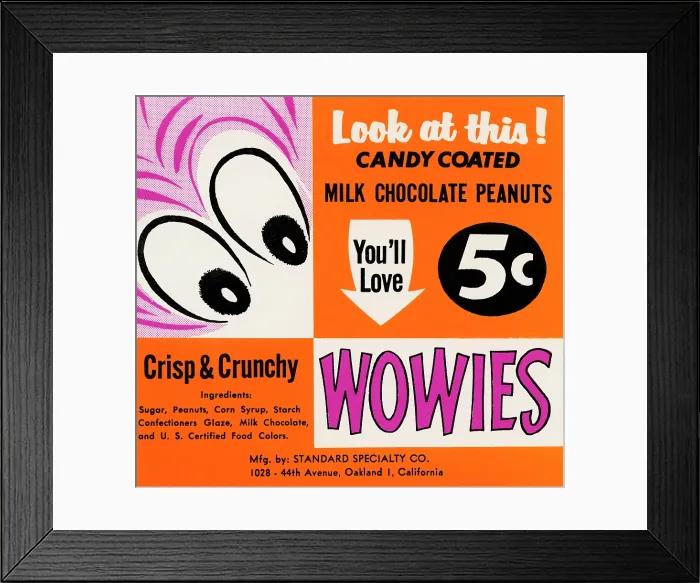 Framed Print : Wowies. Expressive monster eyes look at the name 'wowies Framed Print : Wowies. Expressive monster eyes look at the name 'wowies