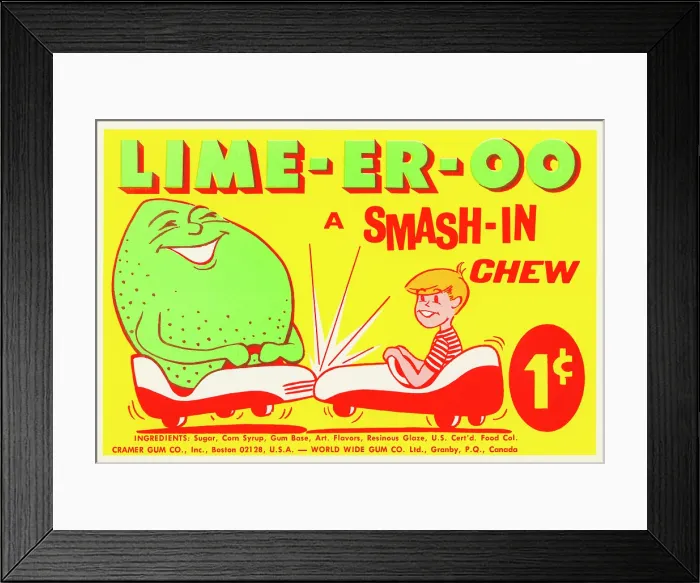 Framed Print : LIME-ER-OO Framed Print : LIME-ER-OO