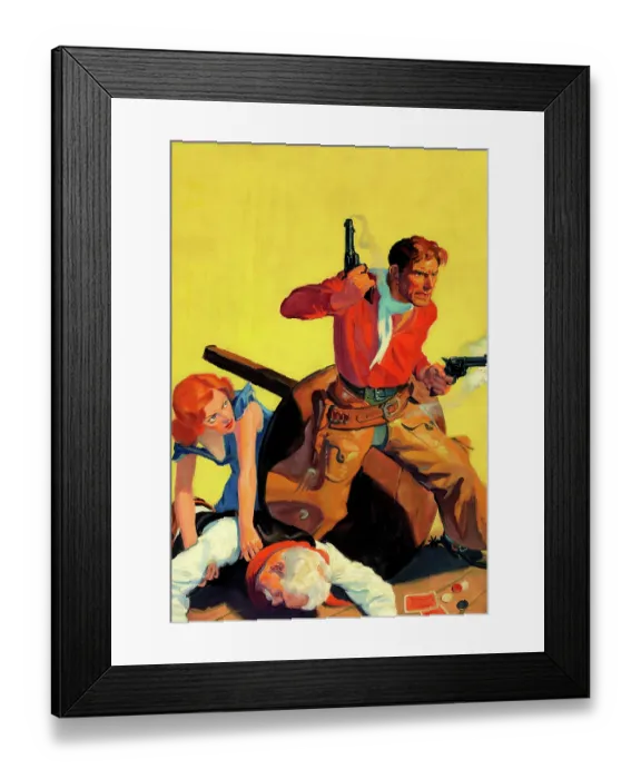 Framed Print : Double Down