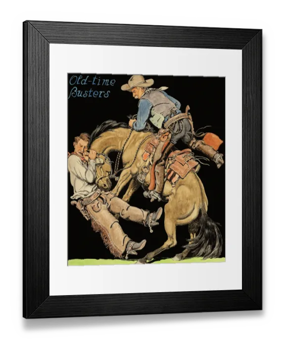 Framed Print : Old-Time Busters Framed Print : Old-Time Busters