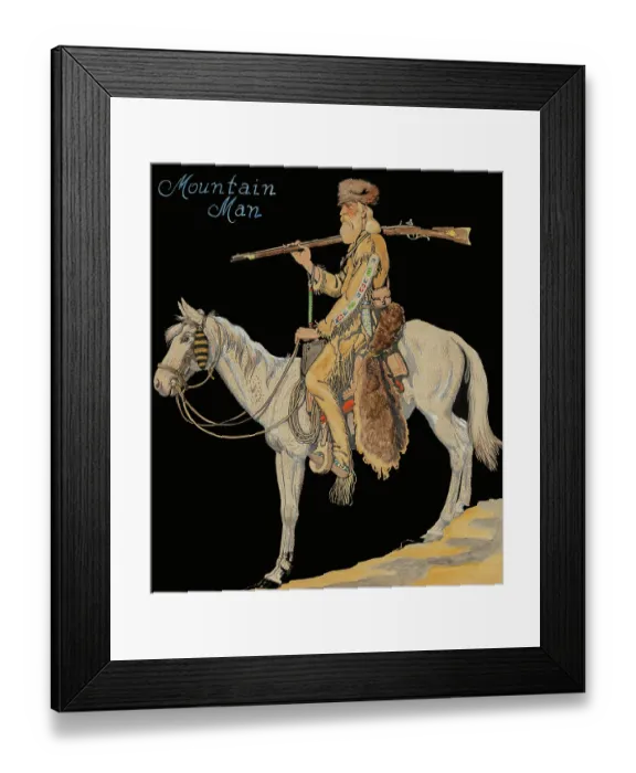 Framed Print : Mountain Man Framed Print : Mountain Man