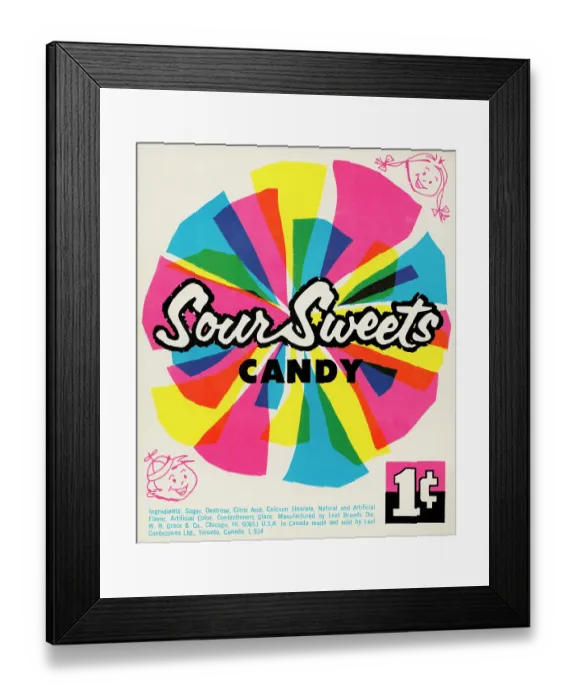 Framed Print : Sour Sweets Candy Framed Print : Sour Sweets Candy