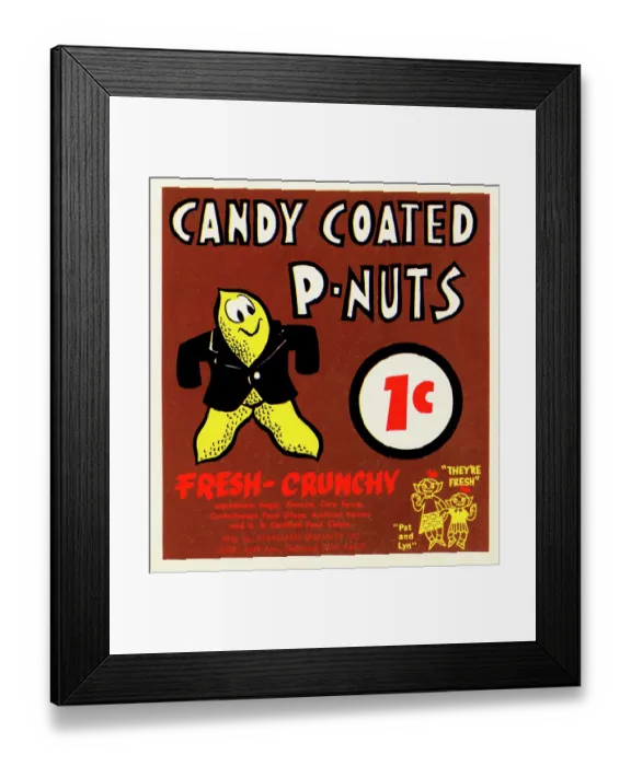 Framed Print : Candy Coated P-nuts Framed Print : Candy Coated P-nuts