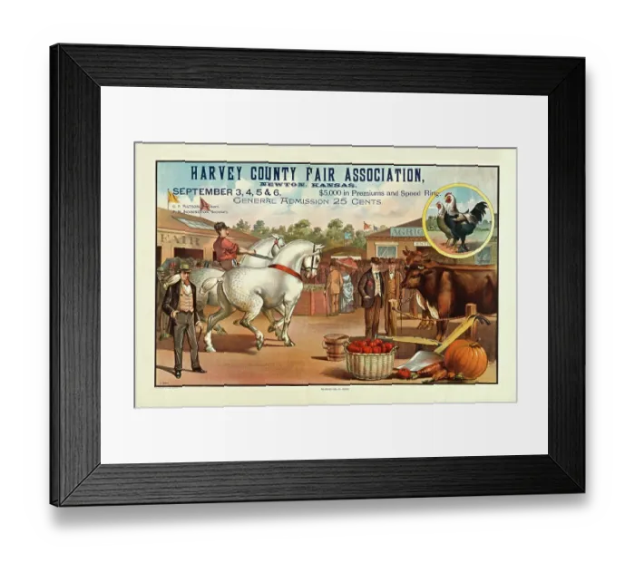 Framed Print : Harvey County Fair Association Framed Print : Harvey County Fair Association