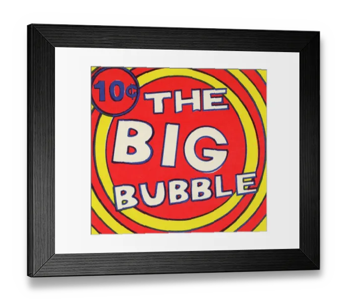 Framed Print : The Big Bubble Framed Print : The Big Bubble