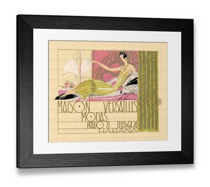 Framed Print : Maison Versaille Modas Framed Print : Maison Versaille Modas