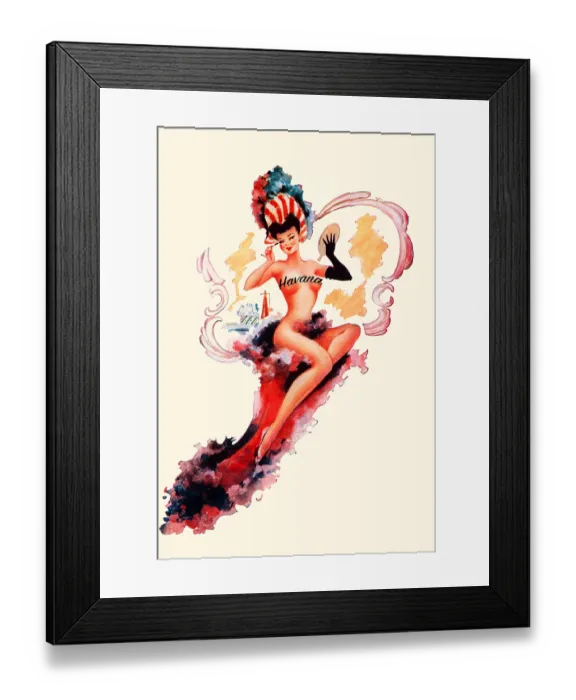 Framed Print : Havana Burlesque Framed Print : Havana Burlesque