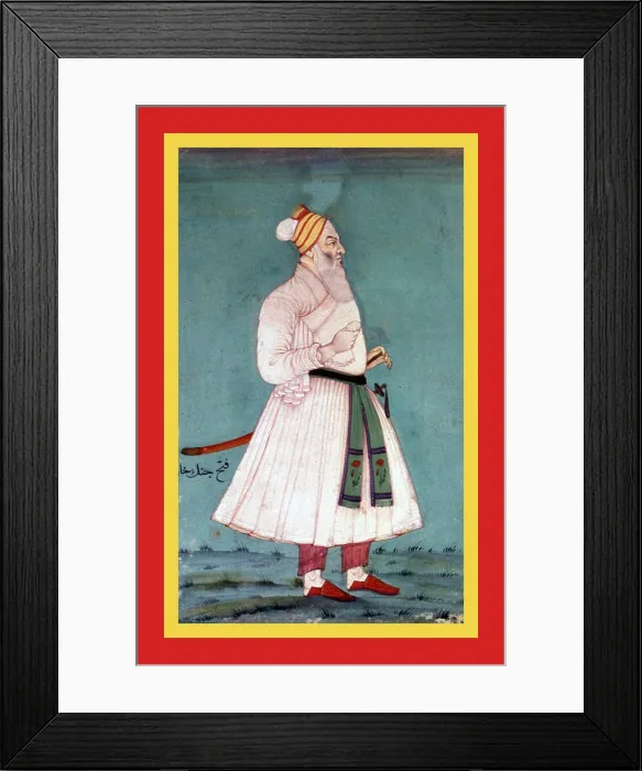 Framed Print : Fatḥ Jang Khan Framed Print : Fatḥ Jang Khan
