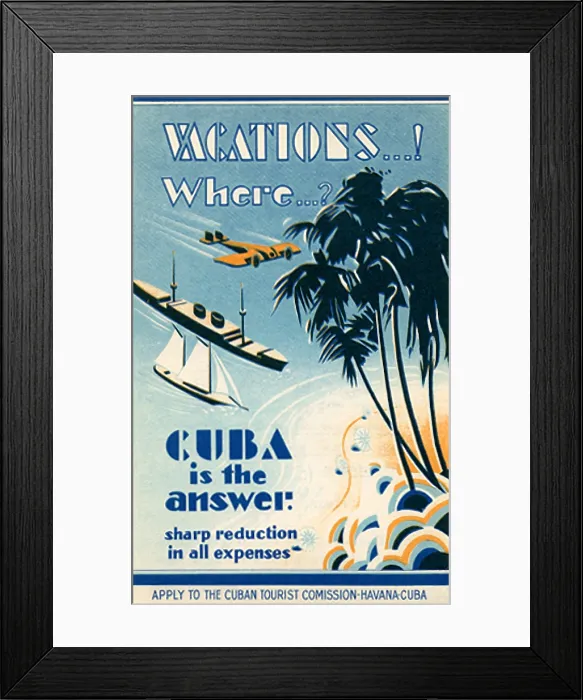 Framed Print : Cuba is the Answer! Framed Print : Cuba is the Answer!