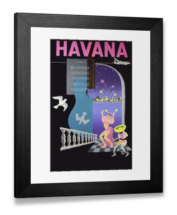 Framed Print : Havana; La Paloma Framed Print : Havana; La Paloma