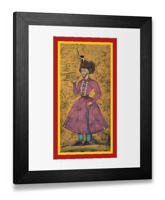 Framed Print : Shah ʿAbbas II of Persia Framed Print : Shah ʿAbbas II of Persia