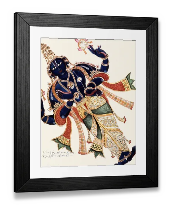 Framed Print : Krishna Kalingamardana Krishna dances Framed Print : Krishna Kalingamardana Krishna dances