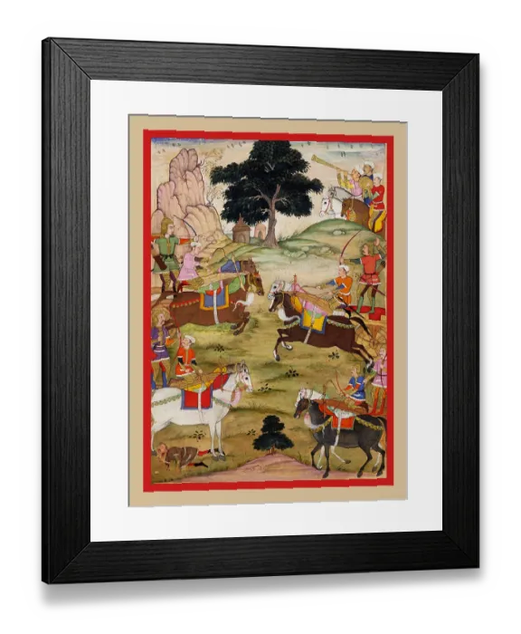 Framed Print : Arjuna and Bhishma in their war chariots Framed Print : Arjuna and Bhishma in their war chariots