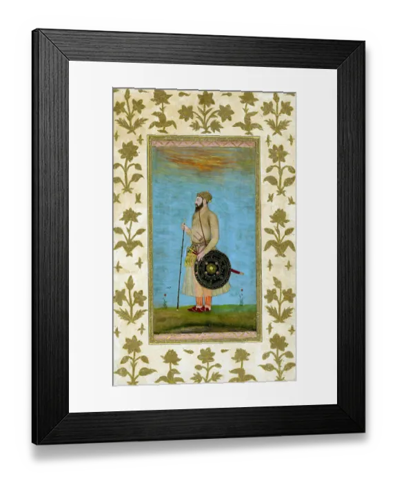 Framed Print : Fakhír Khan, nephew of Islam Khan Framed Print : Fakhír Khan, nephew of Islam Khan