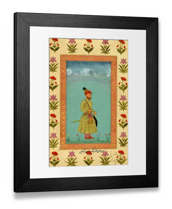 Framed Print : Saʿíd Xán Bahádur afar Jang Framed Print : Saʿíd Xán Bahádur afar Jang