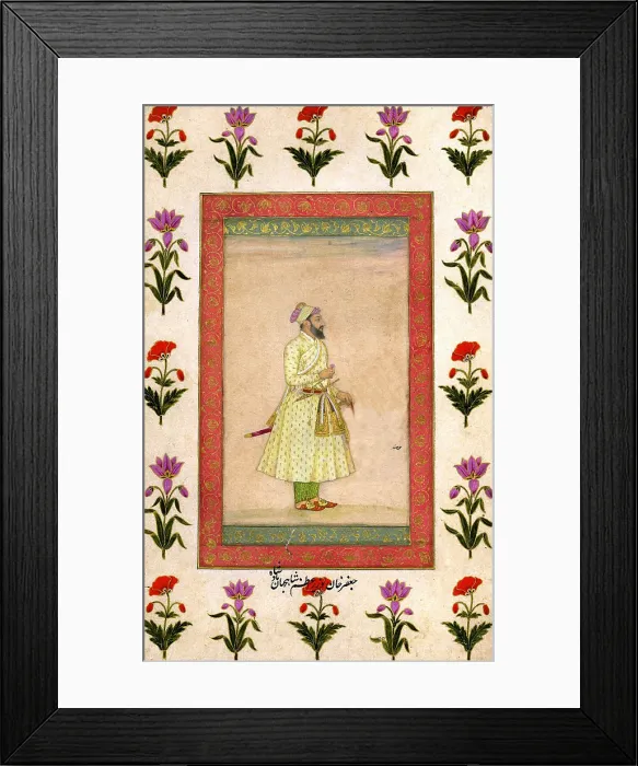 Framed Print : Jaʿfar Xán in profile Framed Print : Jaʿfar Xán in profile
