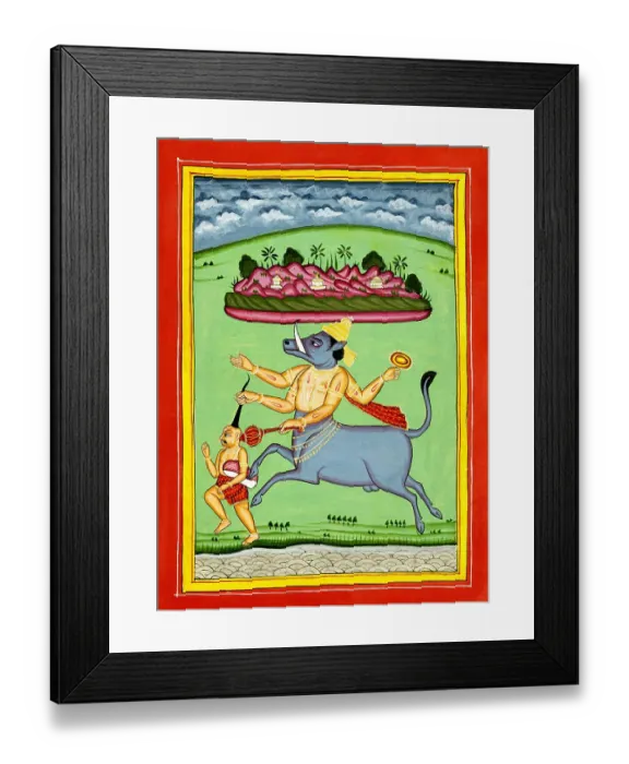Framed Print : Deity Vishnu as Varaha Framed Print : Deity Vishnu as Varaha
