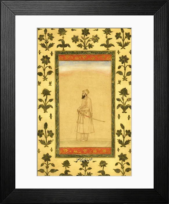 Framed Print : Sha'istah Khanson of Abu`l Hassán Asaf Khan Framed Print : Sha'istah Khanson of Abu`l Hassán Asaf Khan