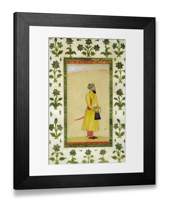 Framed Print : Mullá Shafí in profile Framed Print : Mullá Shafí in profile